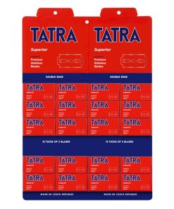 100 lamette da barba Tatra superior stainless steel