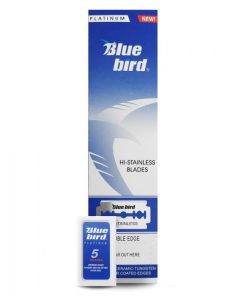 100 lamette da barba Derby Bluebird Platinum