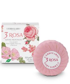 3 Rosa Sapone Profumato L’Erbolario