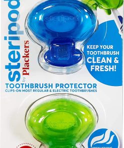 Steripod Proteggi spazzolino a clip Confezione da 2 pezzi