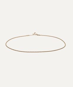 Veramè gioielli bracciale con maglia a corda Tiziana in acciaio chirurgico colore oro