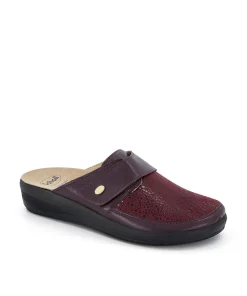Scholl Maureen Pantofola Ciabatta Plantare in Memory Cushion Rimovibile Colore Bordeaux Tag. 38