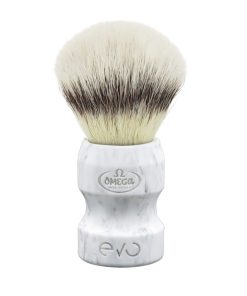 Omega pennello da barba Evo 2.0 sintetico Il Duca Marble