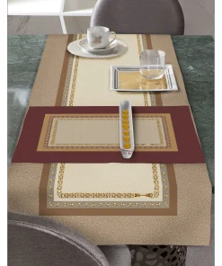 BORBONESE RUNNER IN COTONE STAMPATO POSH