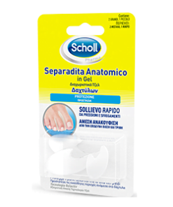 Scholl Separadita Anatomico in Gel 3pz