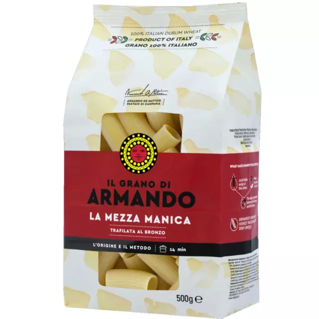 Armando Pasta La Mezza Manica 500 g - immagine 2