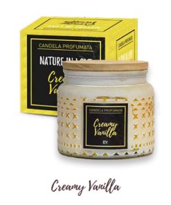 Erba Vita Nature in Love Calde Magie di Luce Candela Profumata Creamy Vanilla 280gr