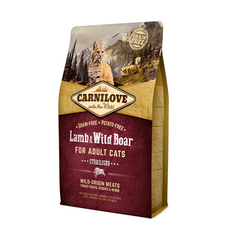 Carnilove Gatto Sterilizzato Agnello e Cinghiale
