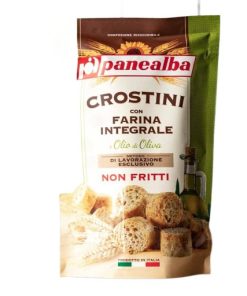 Panealba Crostini Farina Integrale 80 g
