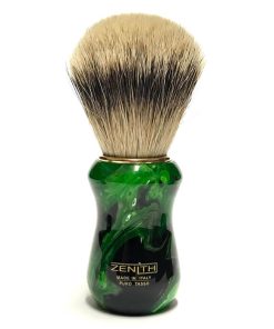 Zenith pennello da barba in tasso silvertip 502 Giada SB
