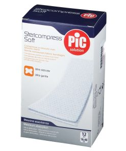 Pic Solution Stericompress Soft 18x40cm 12 pz