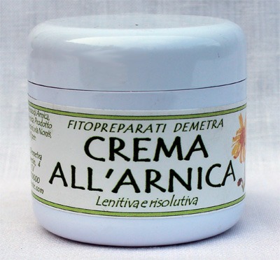 Crema all’Arnica 50ml in vasetto per massaggi muscolari e articolari, botte e contusioni - immagine 2