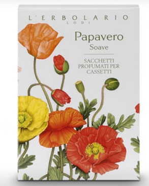 Sacchetto Profumato per Cassetti Papavero Soave L’Erbolario - immagine 2