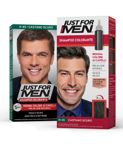 Just For Men Shampoo Colorante H45 Castano Scuro