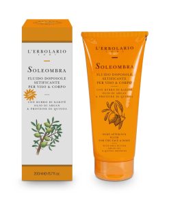 Solari Erbolario Soleombra Fluido Doposole Viso Corpo di Erbolario